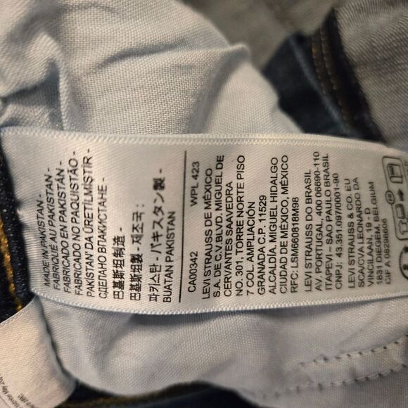 Levi's Classic Straight Denim Jeans Plus Size - Picture 6 of 7